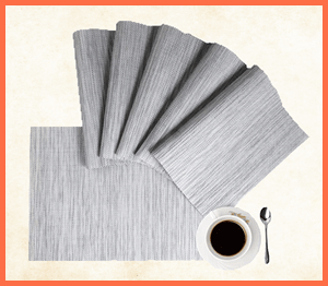 heat resistant placemats for wood table