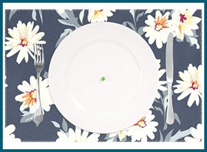 Blueangle Daisy Art  “ Best Placemats for Kitchen Table