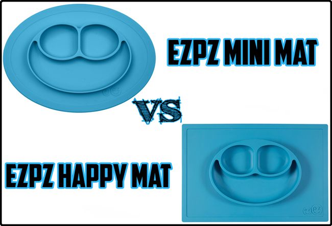 The Ezpz Mini Mat VS The Ezpz Happy Mat