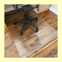 Rose Home Hard Floor Mat for Computer Chair