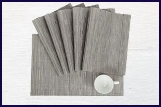 Pauwer PVC – Best Heat Resistant Placemats for Wood Table