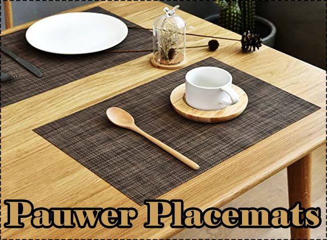 Pauwer Placemats Review Heat Resistant Placemats for Glass & Wood Table
